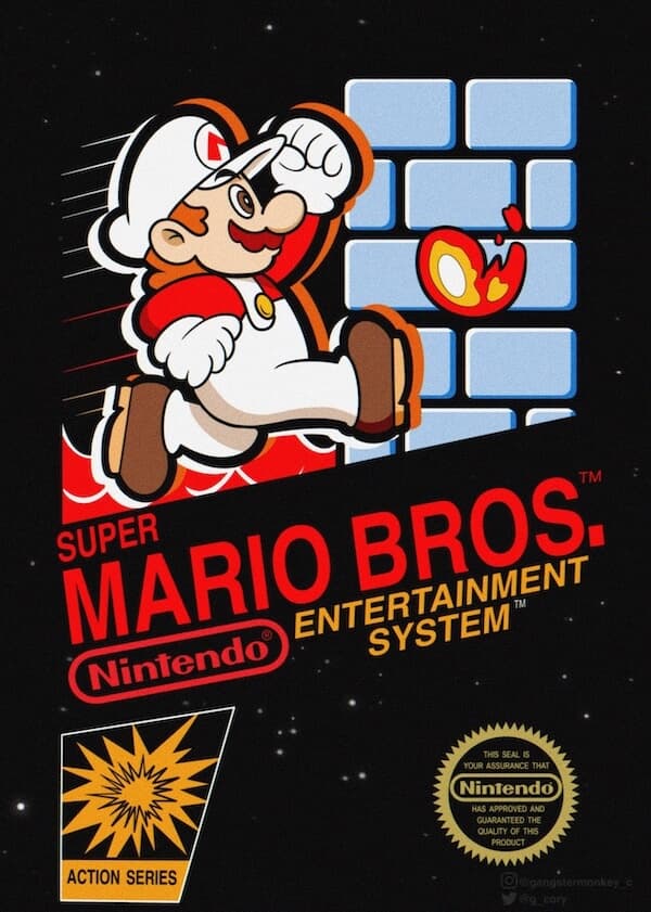 Super Mario Bros game cover
